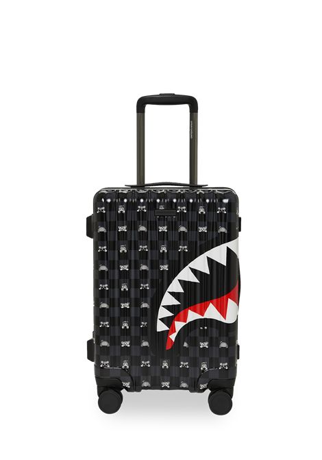 Trolley con shark mouth SPRAYGROUND | 910CL307NSZGRAY PEEINGCHARACTER CHECK CAR